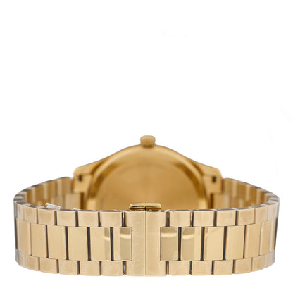 Gucci Stainless Steel 38mm G-Timeless Diamante Quartz Watch Gold 3 of 5