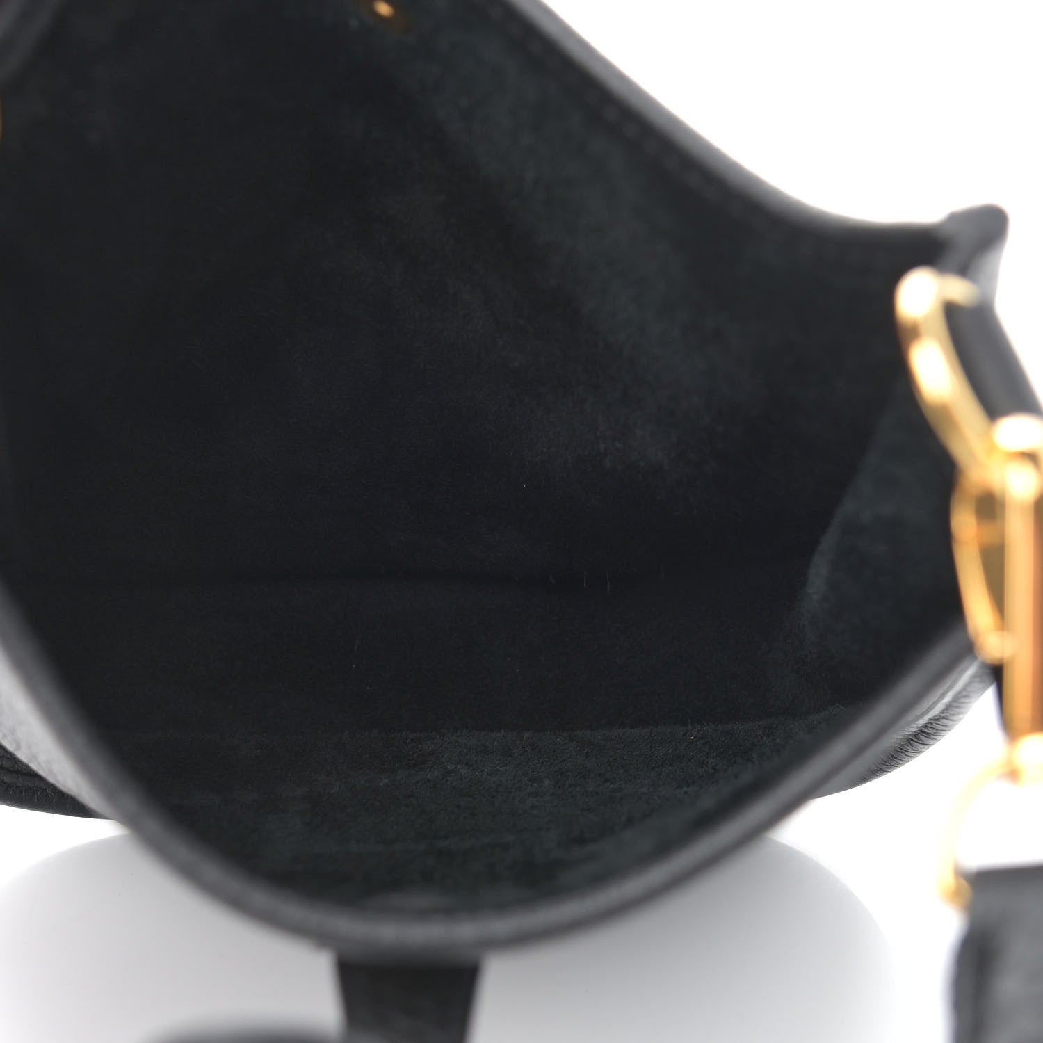 Hermes Taurillon Clemence Evelyne TPM Black 5 of 10