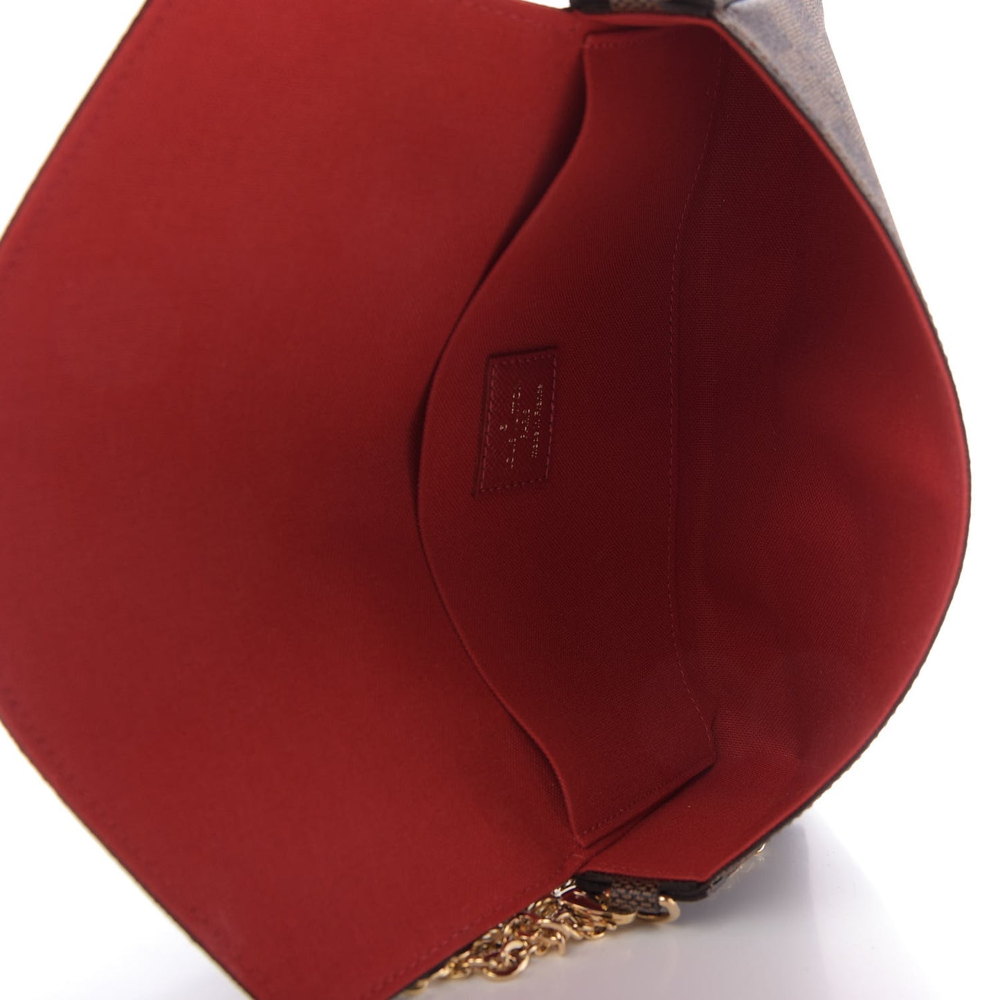 Damier Ebene Pochette Felicie Chain Wallet