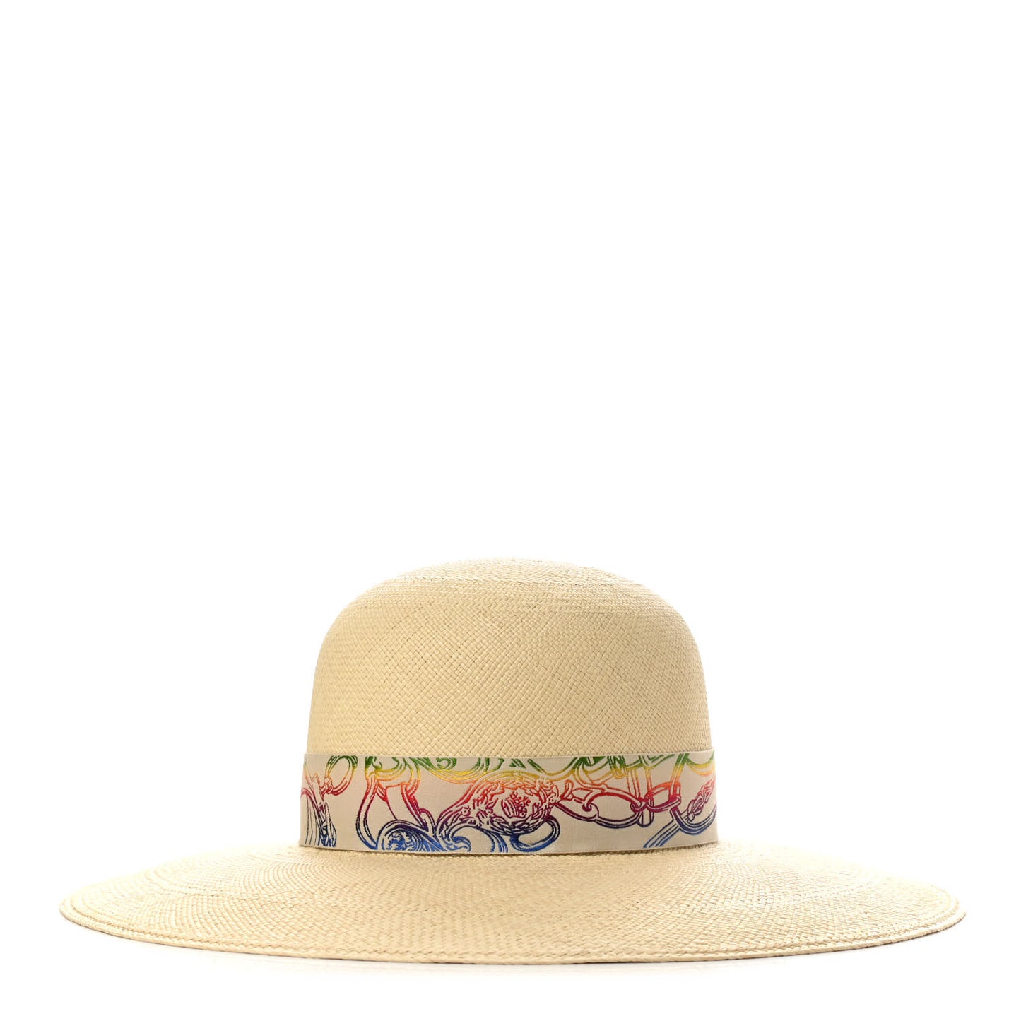 Panama Straw Brisa Brides De Gala Hat 56 Naturel Multicolore