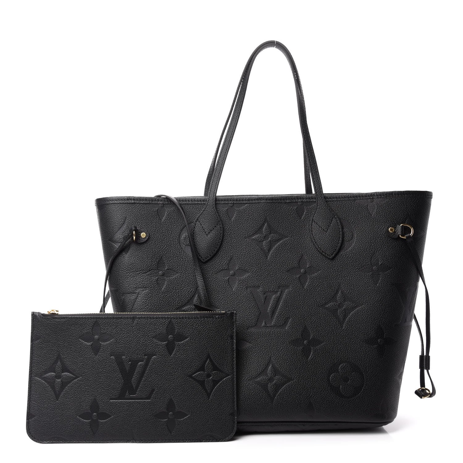 Louis Vuitton Empreinte Monogram Giant Neverfull MM Black 1 of 11