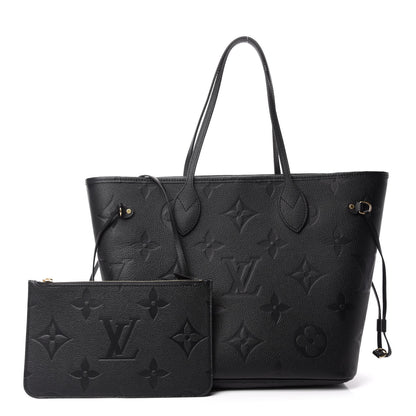Louis Vuitton Empreinte Monogram Giant Neverfull MM Black 1 of 11