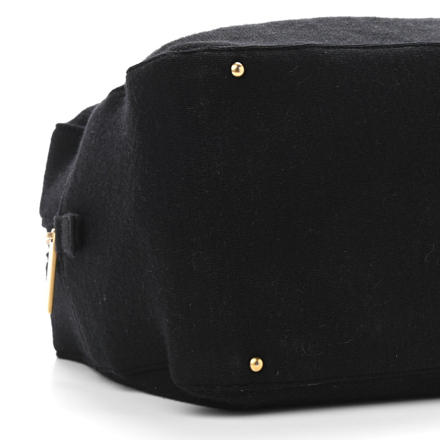 Jersey Square Quilted Bowler Black