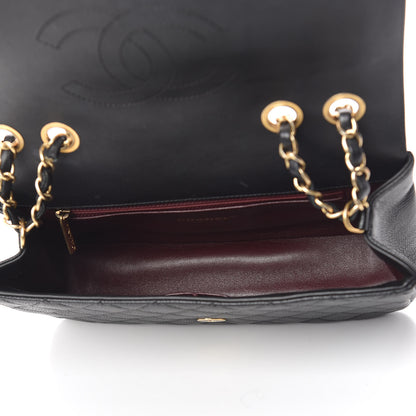 Chanel Caviar Quilted Medium CC Filigree Flap Black 7 of 17