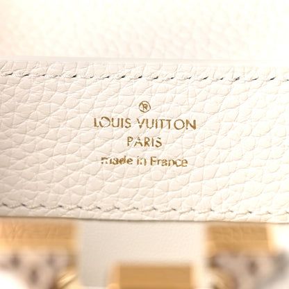 Louis Vuitton Taurillon Ayers Capucines Mini White Snow White 5 of 9