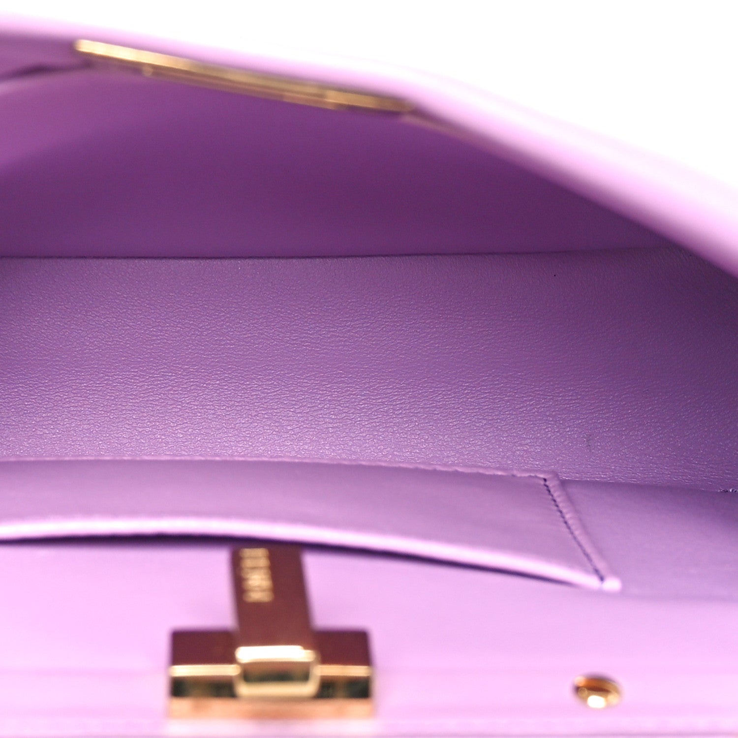Fendi Nappa Stacked Bar Mini Peekaboo Iconic Satchel Violetta 5 of 11