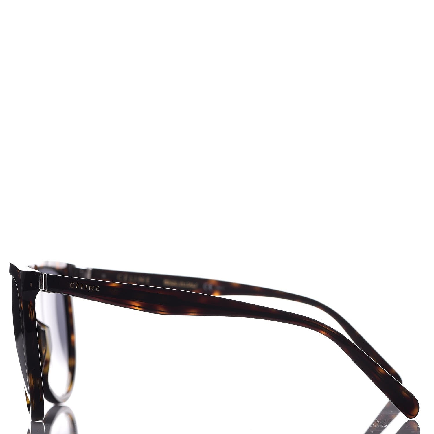 Celine Acetate Thin Shadow Sunglasses CL41435/S Tortoise 4 of 7