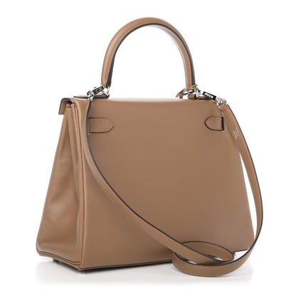 Hermes Evercolor Kelly Retourne 28 Beige De Weimar 3 of 12