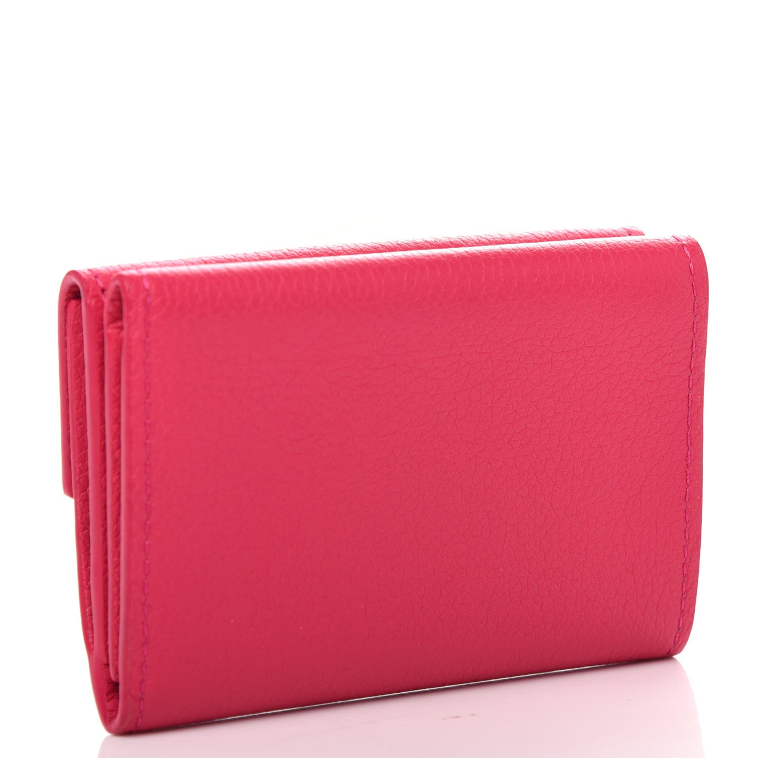 Louis Vuitton Calfskin Lockmini Wallet Hot Pink 3 of 8