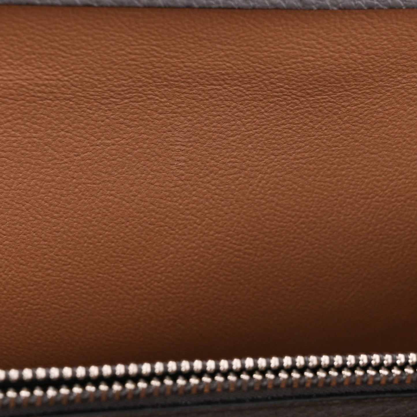 Grainy Calfskin Small Zumi Top Handle Bag Dusty Grey