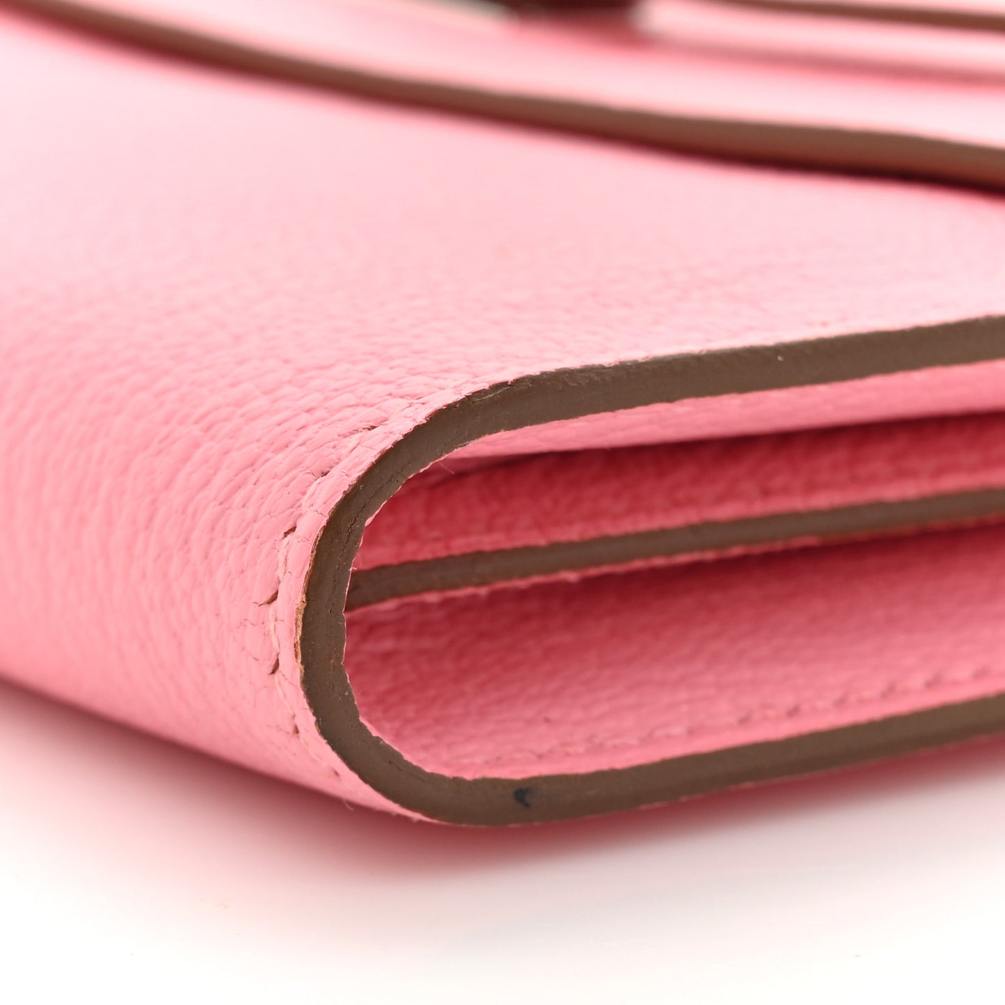 Chevre Mysore Kelly Longue Wallet Rose Confetti