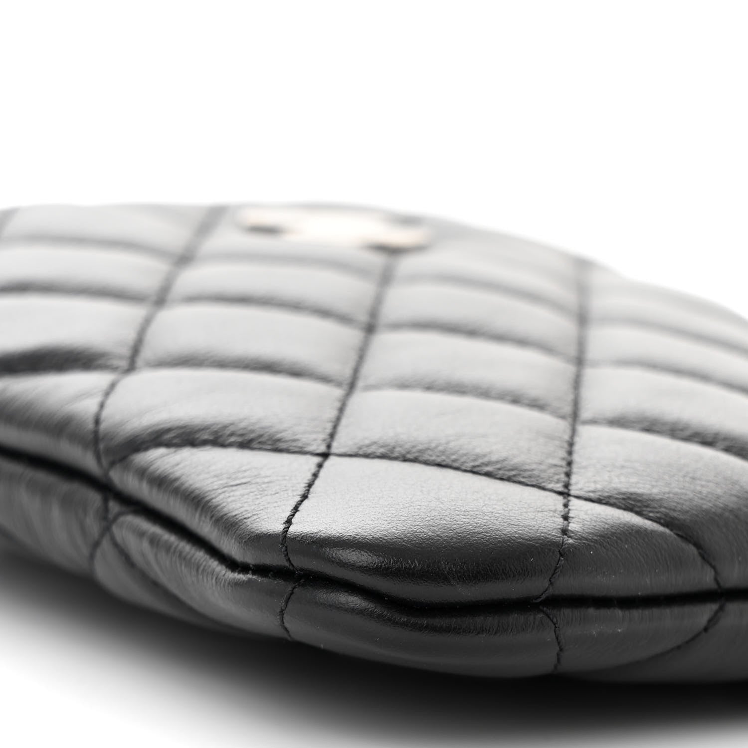 Chanel Calfskin Quilted Crossbody Bag Black 9 of 10
