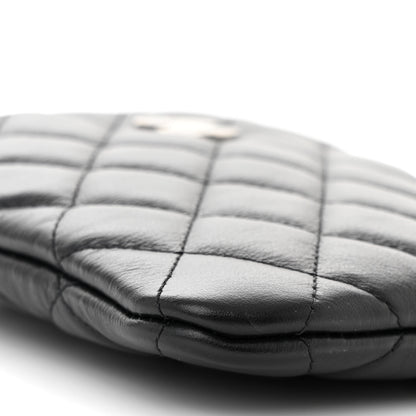 Chanel Calfskin Quilted Crossbody Bag Black 9 of 10