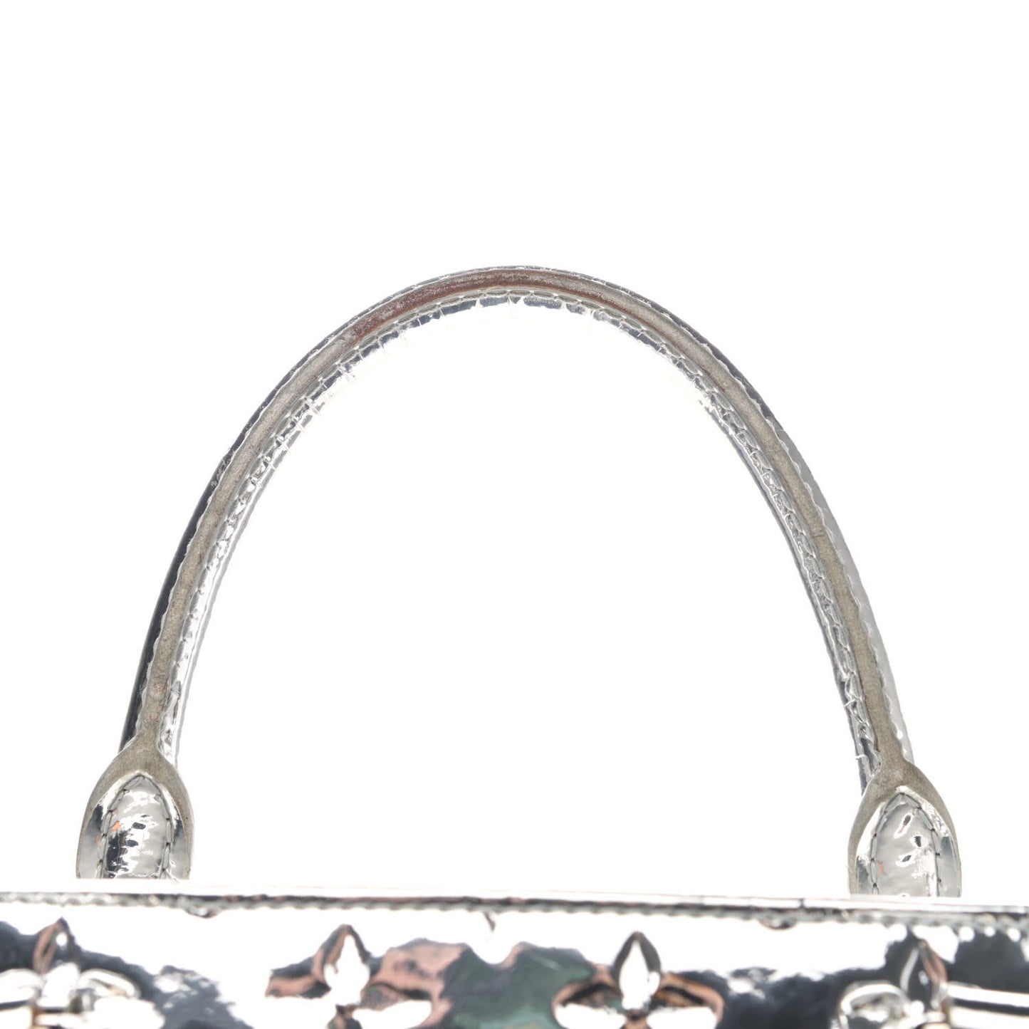 Monogram Miroir Sac Plat Silver