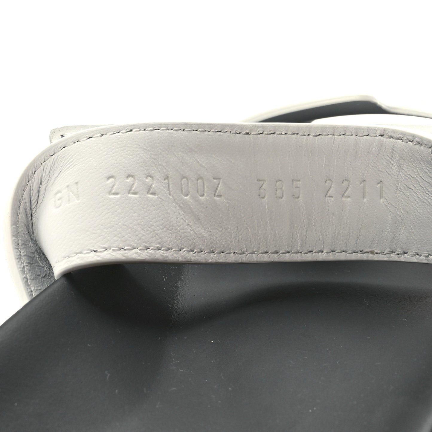 Calfskin Womens Chypre Sandals 38.5 White