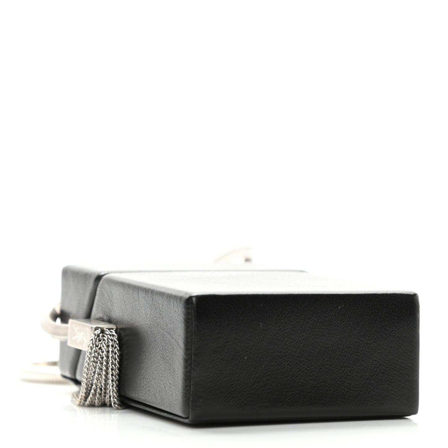 Lambskin Smoking Box Crossbody Black