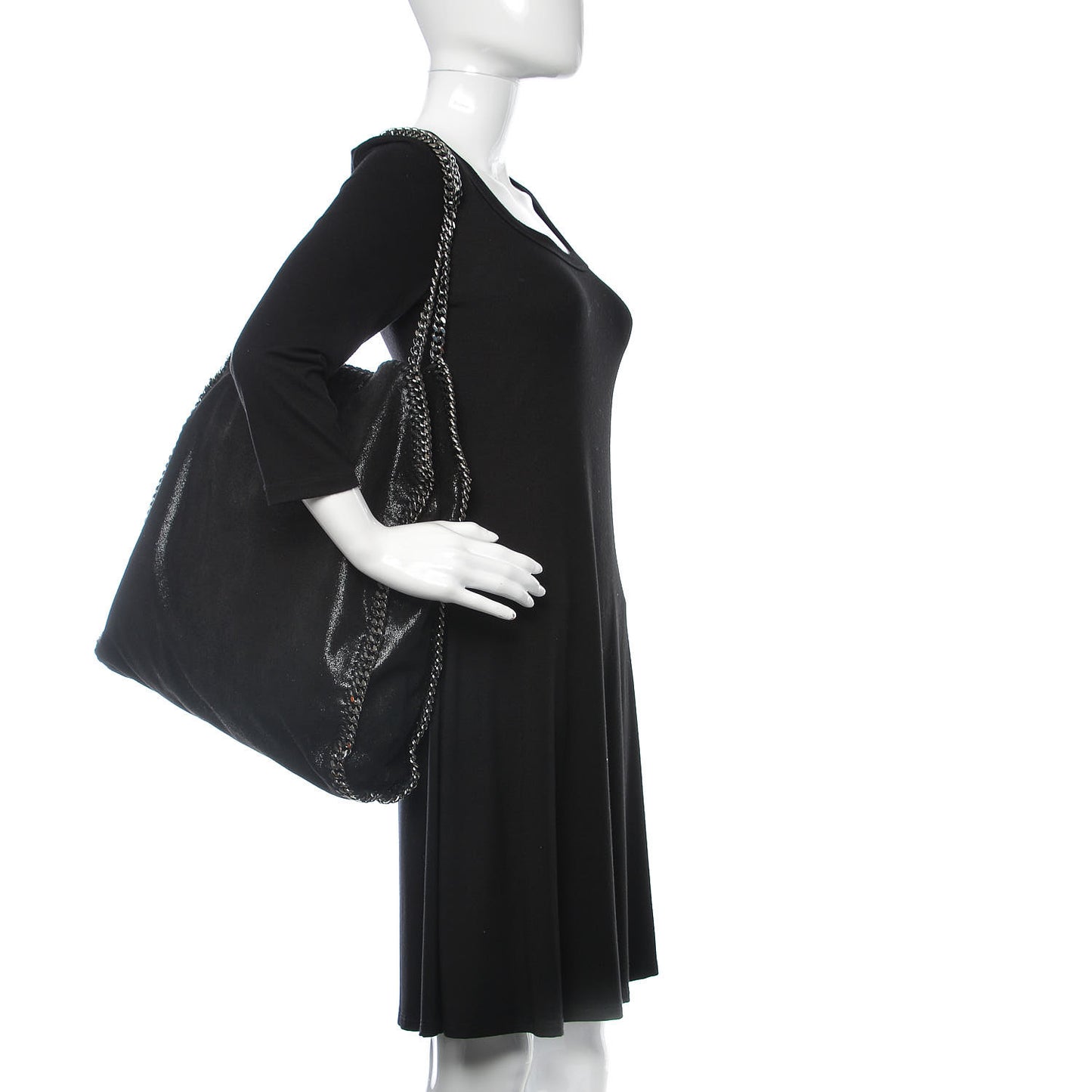 Shaggy Deer Big Falabella Tote Black