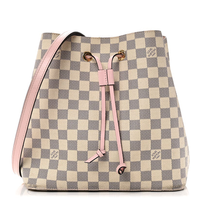 Louis Vuitton Damier Azur Neonoe MM Eau De Rose 1 of 11