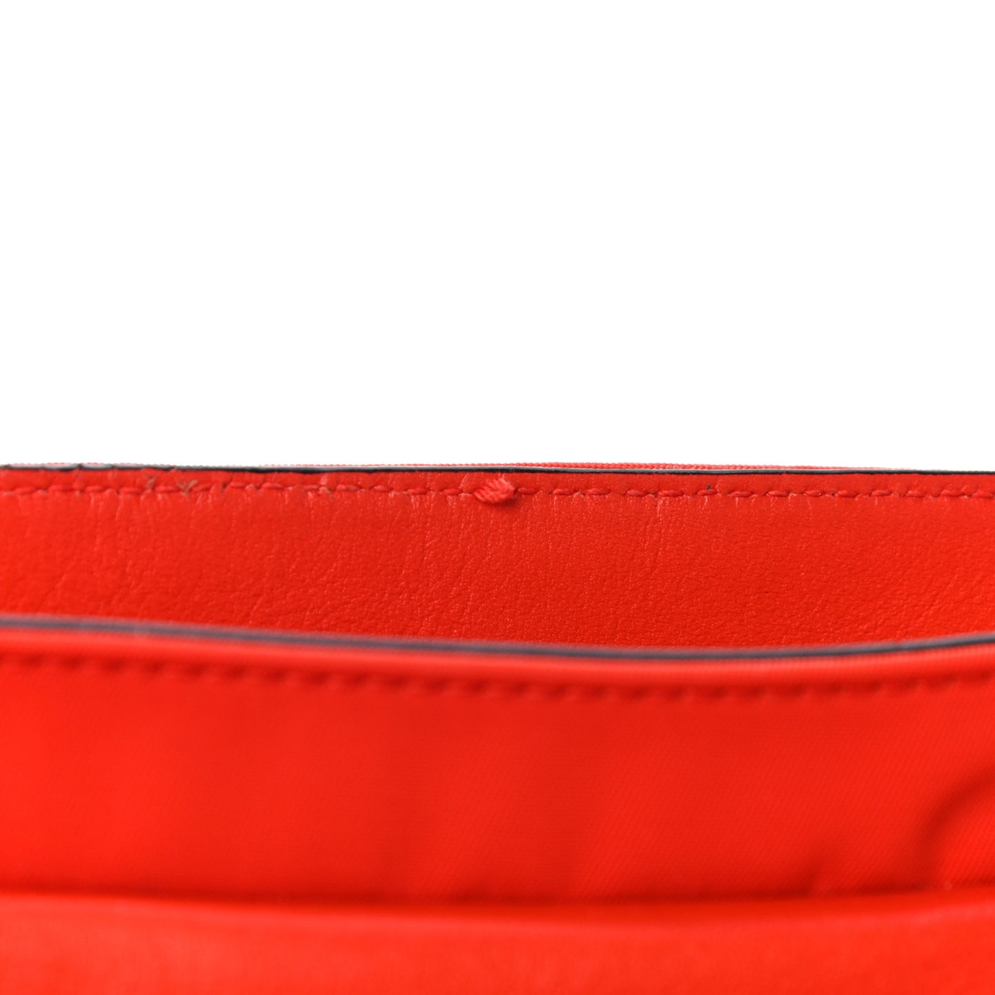 Nylon Calfskin PS1 Pouch Messenger Fire Red