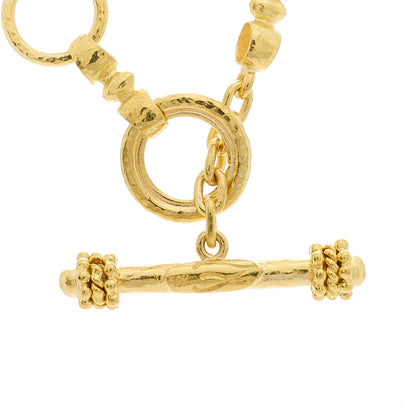 Elizabeth Locke 19K Yellow Gold Celtic Link Necklace 21" 4 of 4