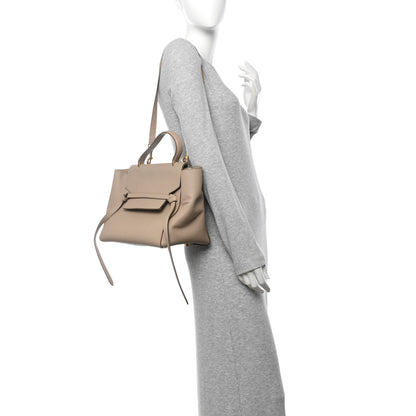 Celine Grained Calfskin Mini Belt Bag Light Taupe 2 of 11