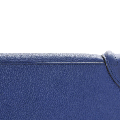 Celine Drummed Calfskin Micro Luggage Indigo 10 of 11