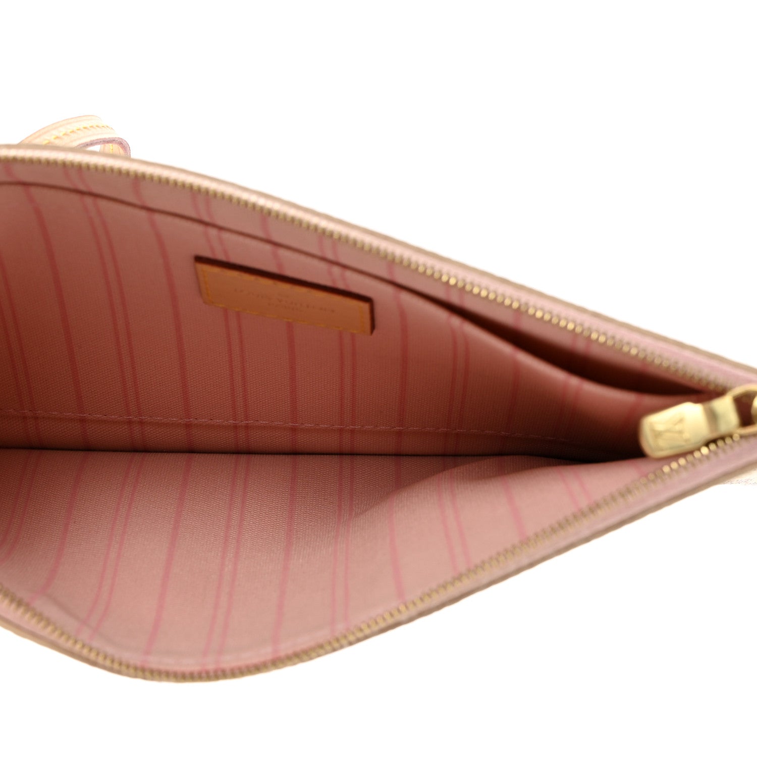 Louis Vuitton Damier Azur Neverfull MM GM Pochette Rose Ballerine 5 of 6