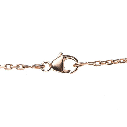 Hermes Rose Gold Lacquered Cage d'H Pendant Necklace Black 4 of 6