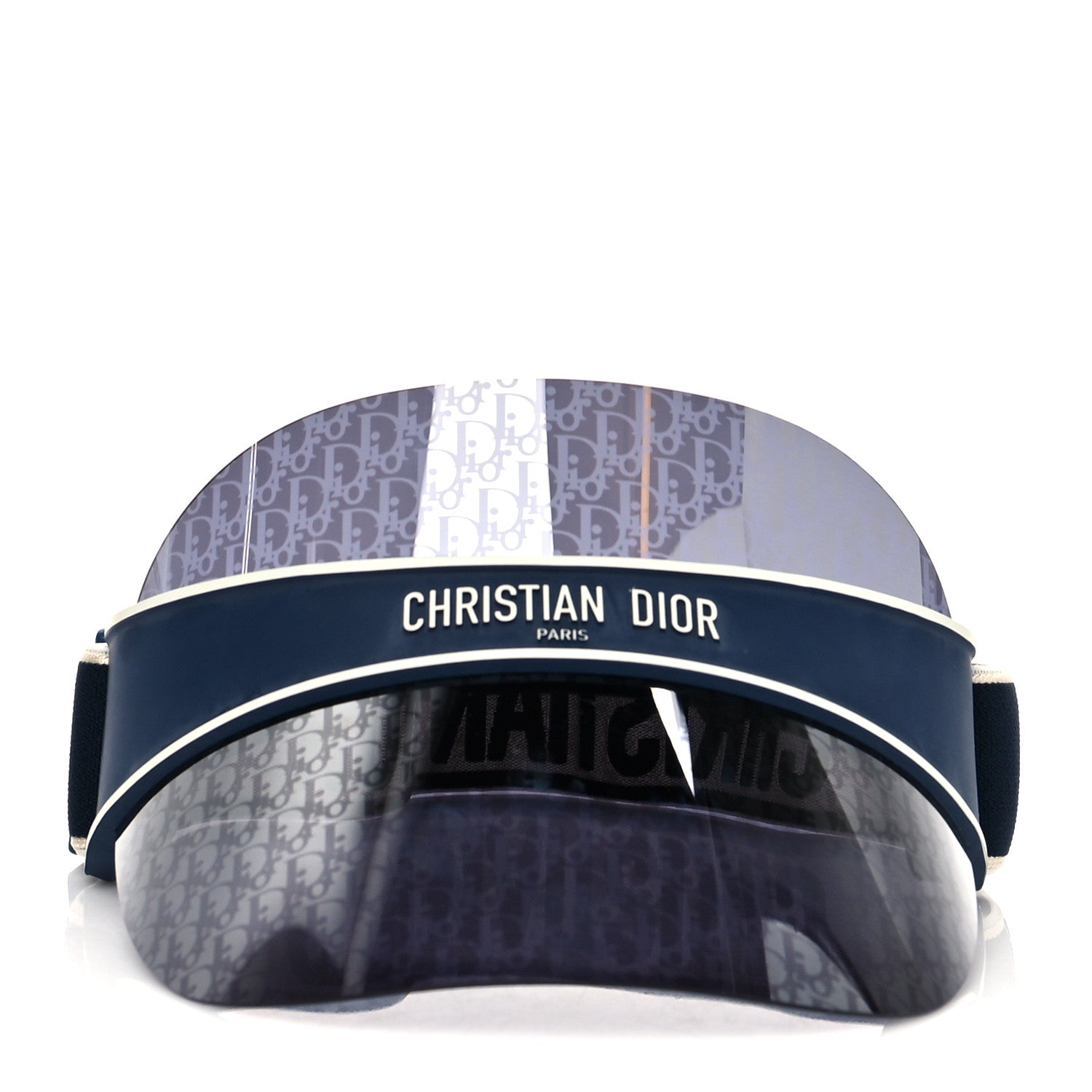 Christian Dior Oblique DiorClub V1U Sun Visor Blue 2 of 7