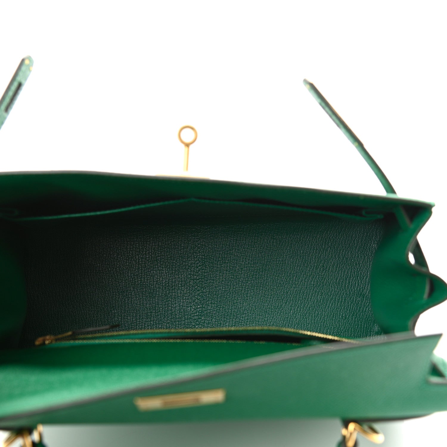 Hermes Epsom Kelly Sellier 28 Vert Vertigo 5 of 11