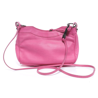 Balenciaga Agneau Lizard Embossed Hip Pink 3 of 7