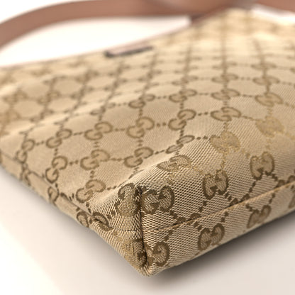 Gucci Monogram Medium Flat Messenger Bag Pink 8 of 9