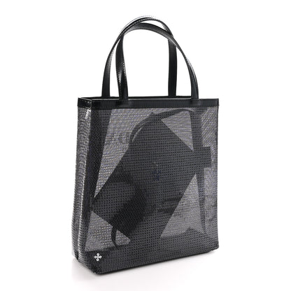 Prada Sequin Rete Paillettes Small Tote Bag Black 5 of 11