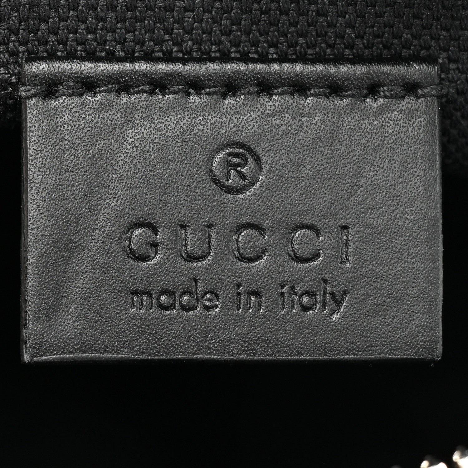 Gucci GG Supreme Monogram Appia Calfskin Web Small Camera Messenger Bag Black Grey 6 of 10