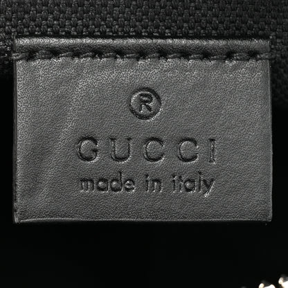 Gucci GG Supreme Monogram Appia Calfskin Web Small Camera Messenger Bag Black Grey 6 of 10