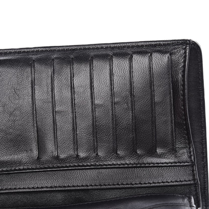 Chanel Lambskin Quilted Yen Wallet Black 9 of 11