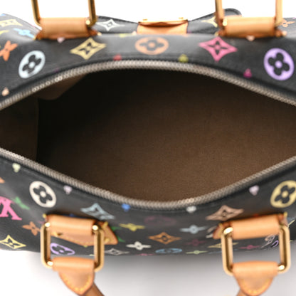 Louis Vuitton Monogram Multicolor Speedy 30 Black 5 of 9