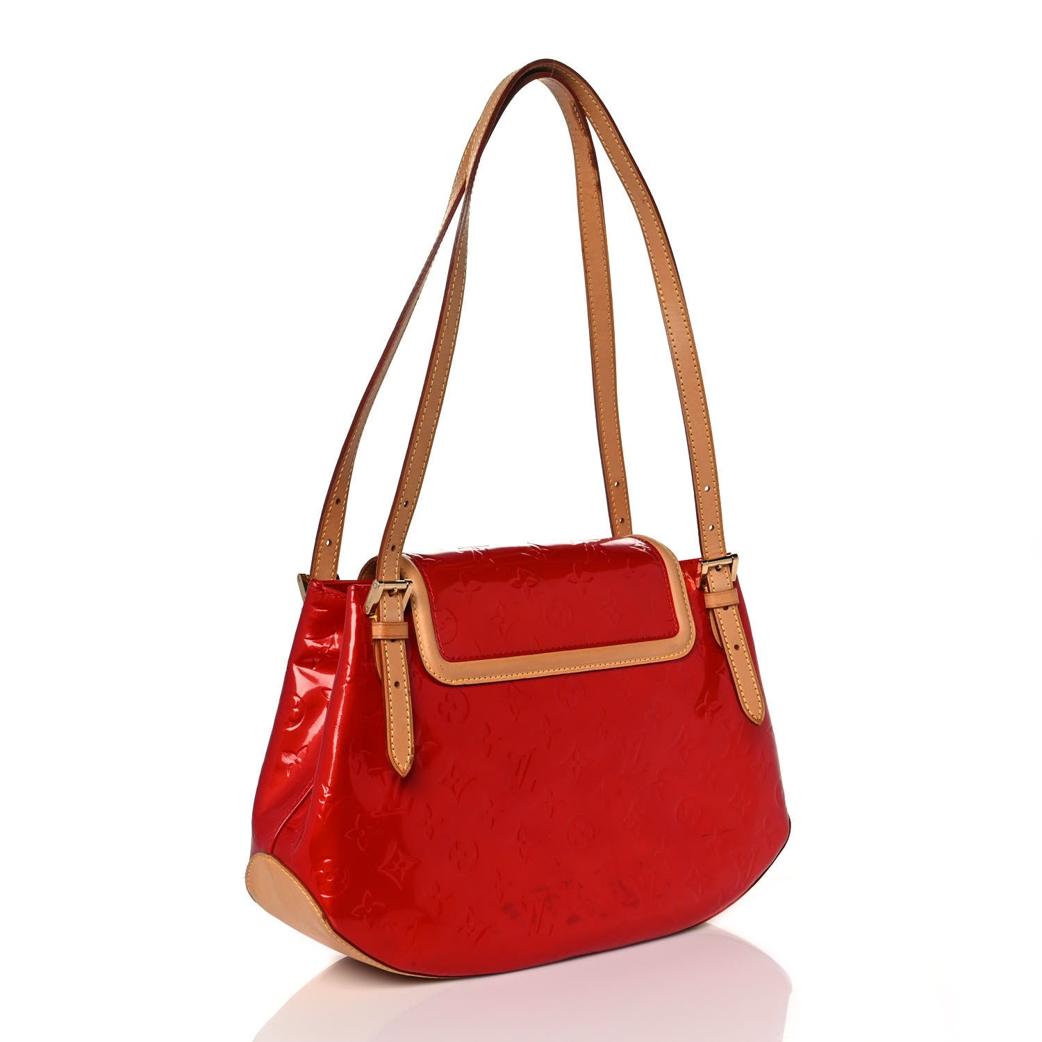 Louis Vuitton Vernis Biscayne Bay GM Rouge 2 of 10