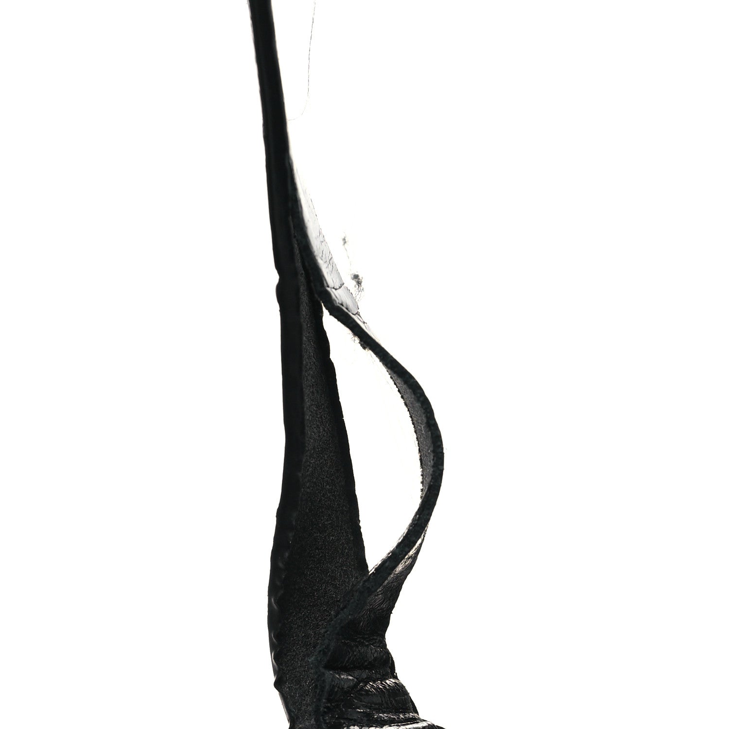 Givenchy Calfskin Crocodile Embossed Large Cut Out Shoulder Bag Black 13 of 13