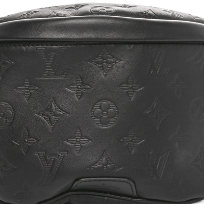Louis Vuitton Calfskin Monogram Shadow Discovery Bumbag Black 7 of 9