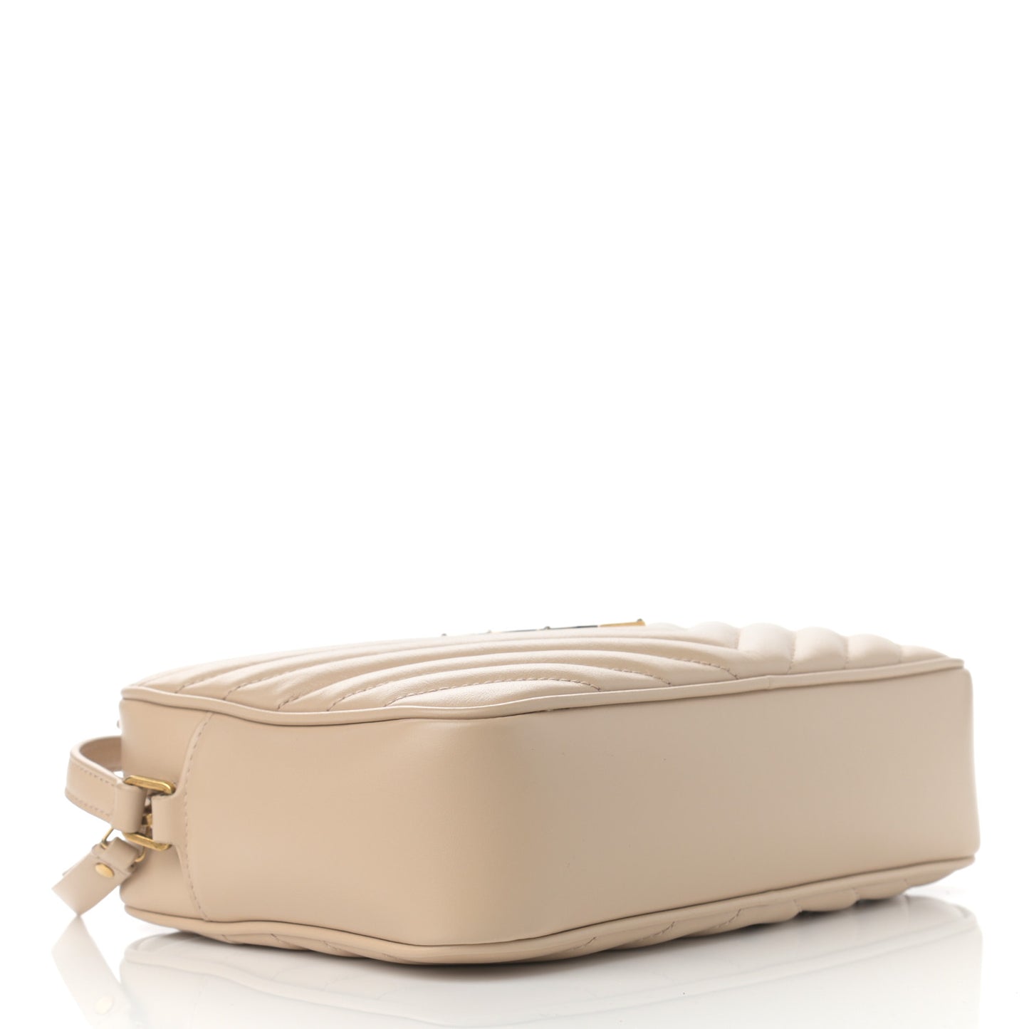 Calfskin Matelasse Monogram Lou Camera Bag Dark Beige