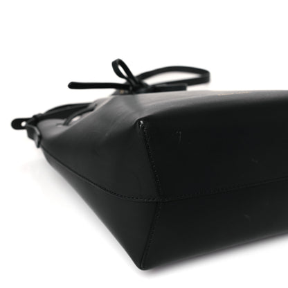Mansur Gavriel Vegetable Tanned Calfskin Mini Bucket Bag Black Dolly 8 of 9