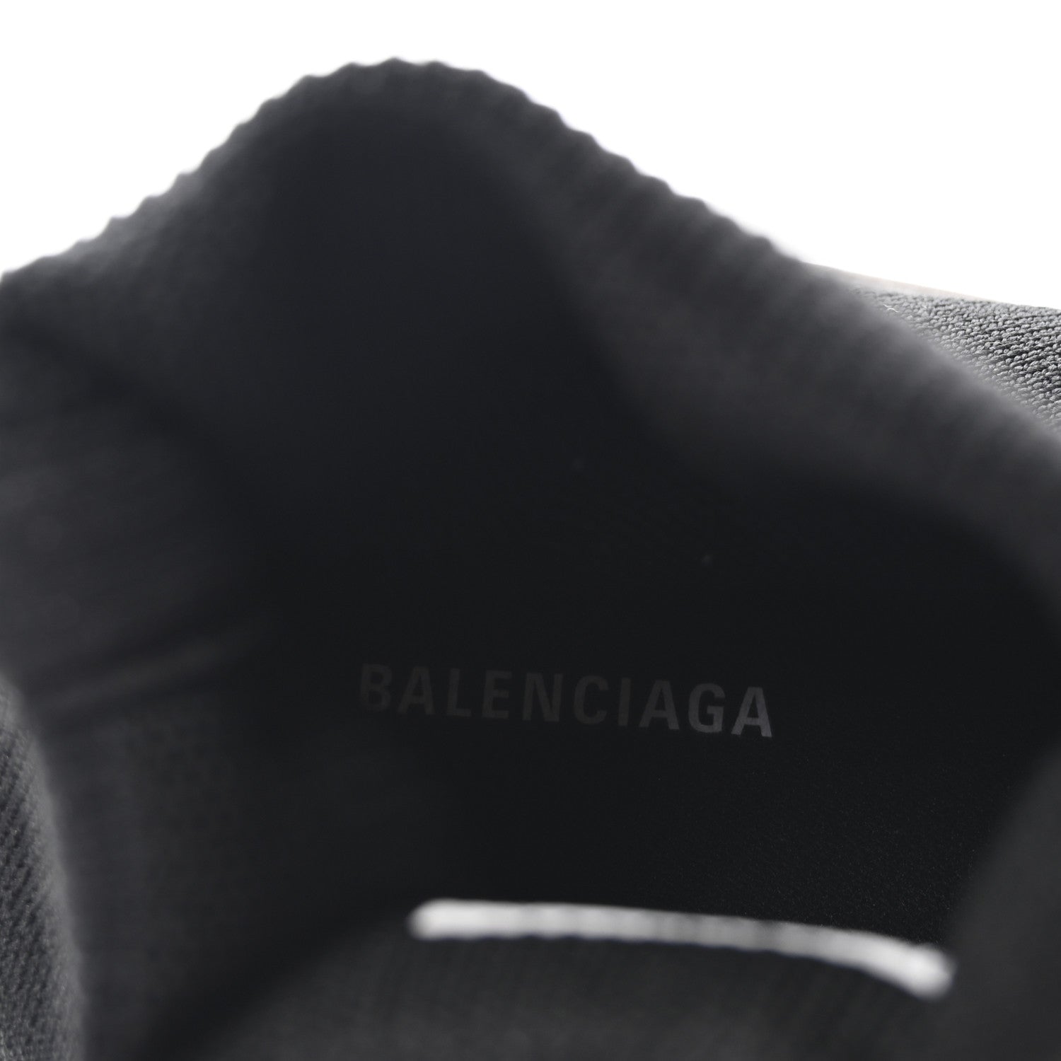 Balenciaga Neoprene Knit Mens Speed Graffiti Sneakers 46 Black White 8 of 10