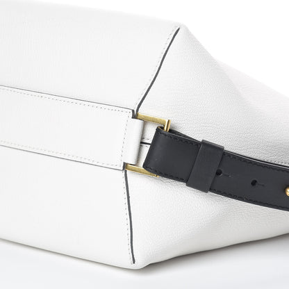 Givenchy Grained Calfskin Medium GV Bucket Bag White 9 of 9