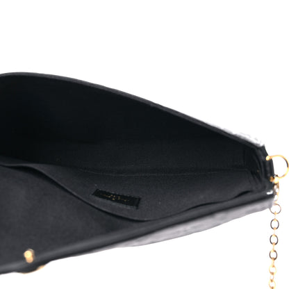 Louis Vuitton Empreinte Pochette Felicie Chain Wallet Black 6 of 11