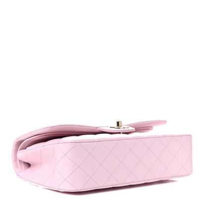 Chanel Caviar Quilted Medium Double Flap Light Pink 3 of 9