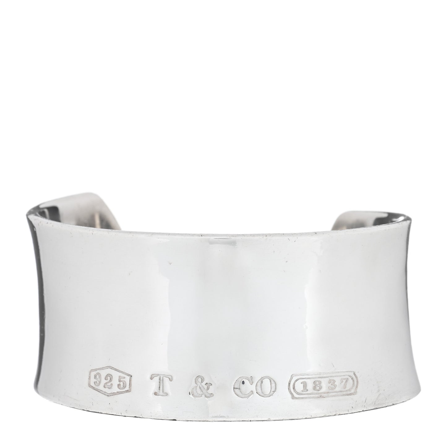 Sterling Silver Wide 1837 Cuff Bracelet