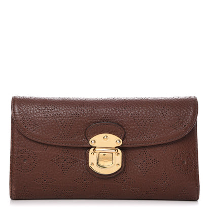 Louis Vuitton Mahina Amelia Wallet Acajou 1 of 10