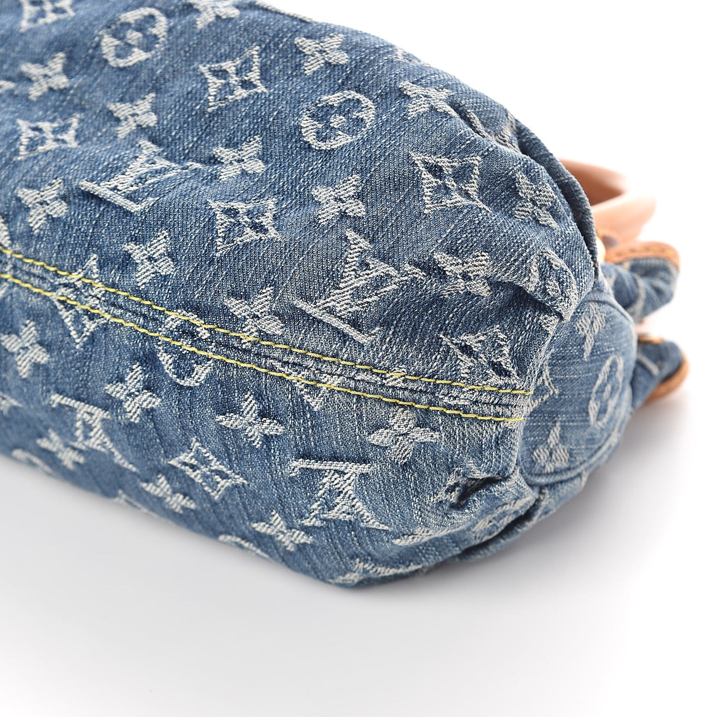 Monogram Denim Pleaty Blue