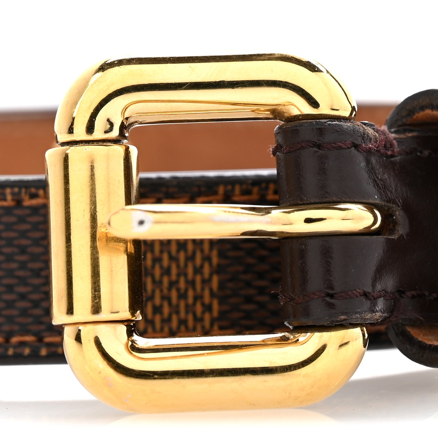 Damier Ebene 20mm Belt 80 32